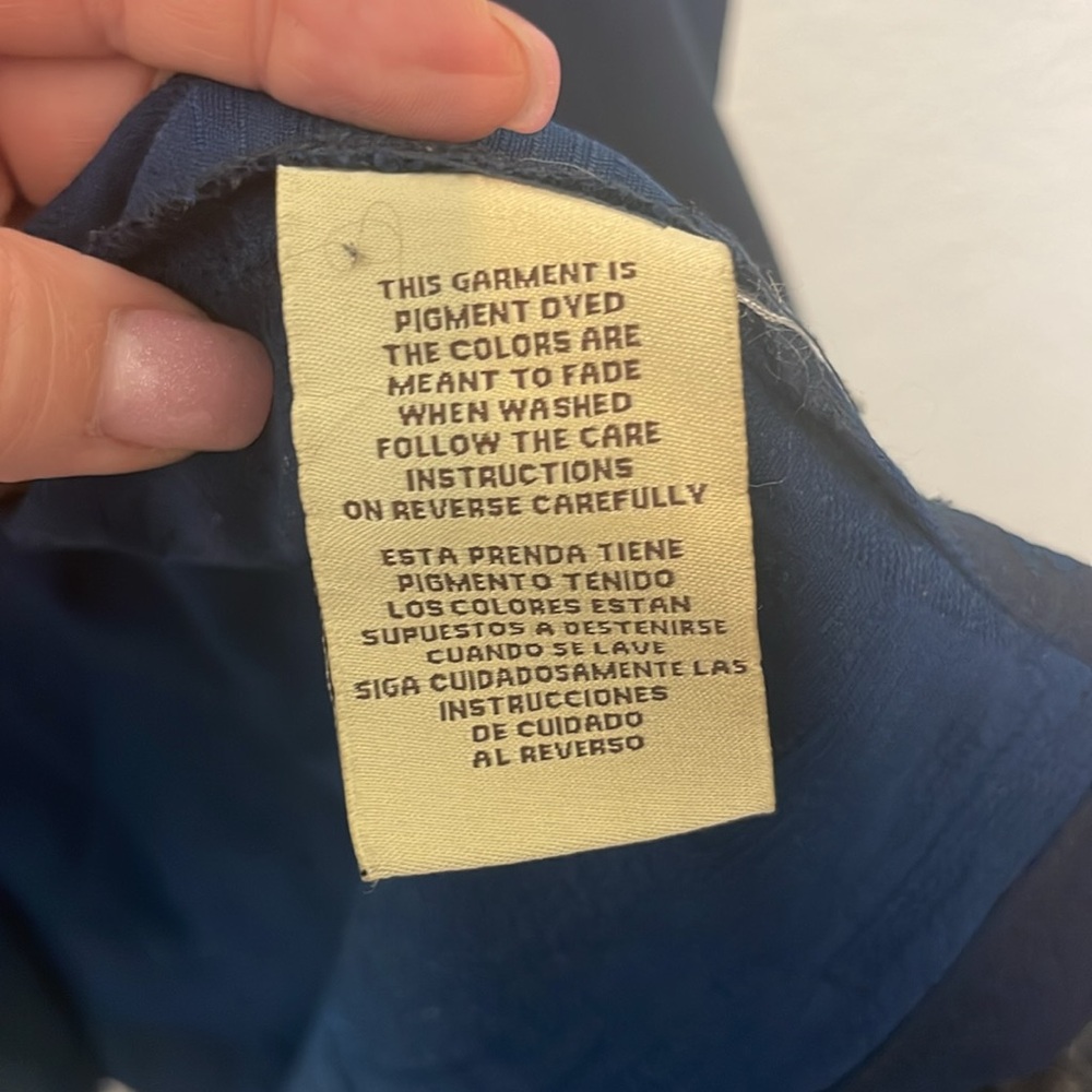 Jamaican Jaxx Navy Blue Patterned Button Up - image 3